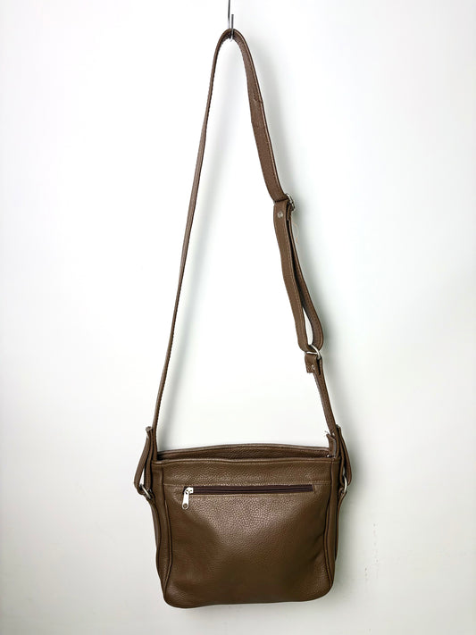 Brown Leather Crossbody Bag