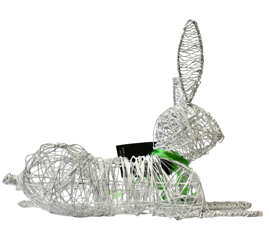 Handmade Lazy Wire Bunny
