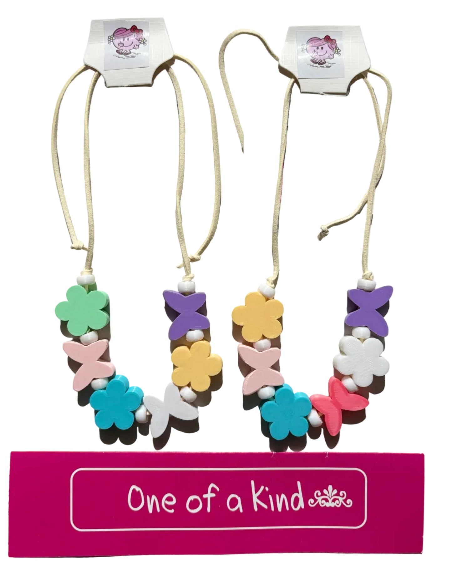 Mademoiselle’s little girls 3D printed beads necklace