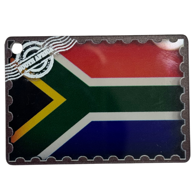 Acrylic Keyholder South African Flag