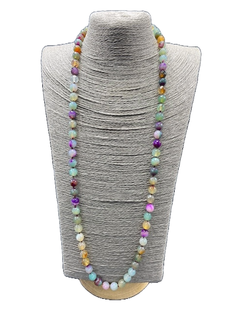 Handmade Multicolour Agate necklace