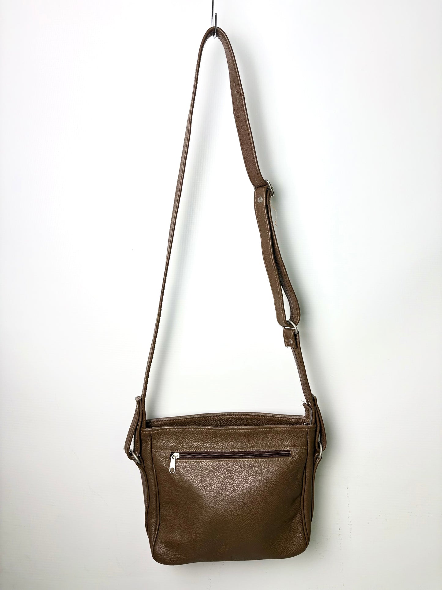 Brown Leather Crossbody Bag
