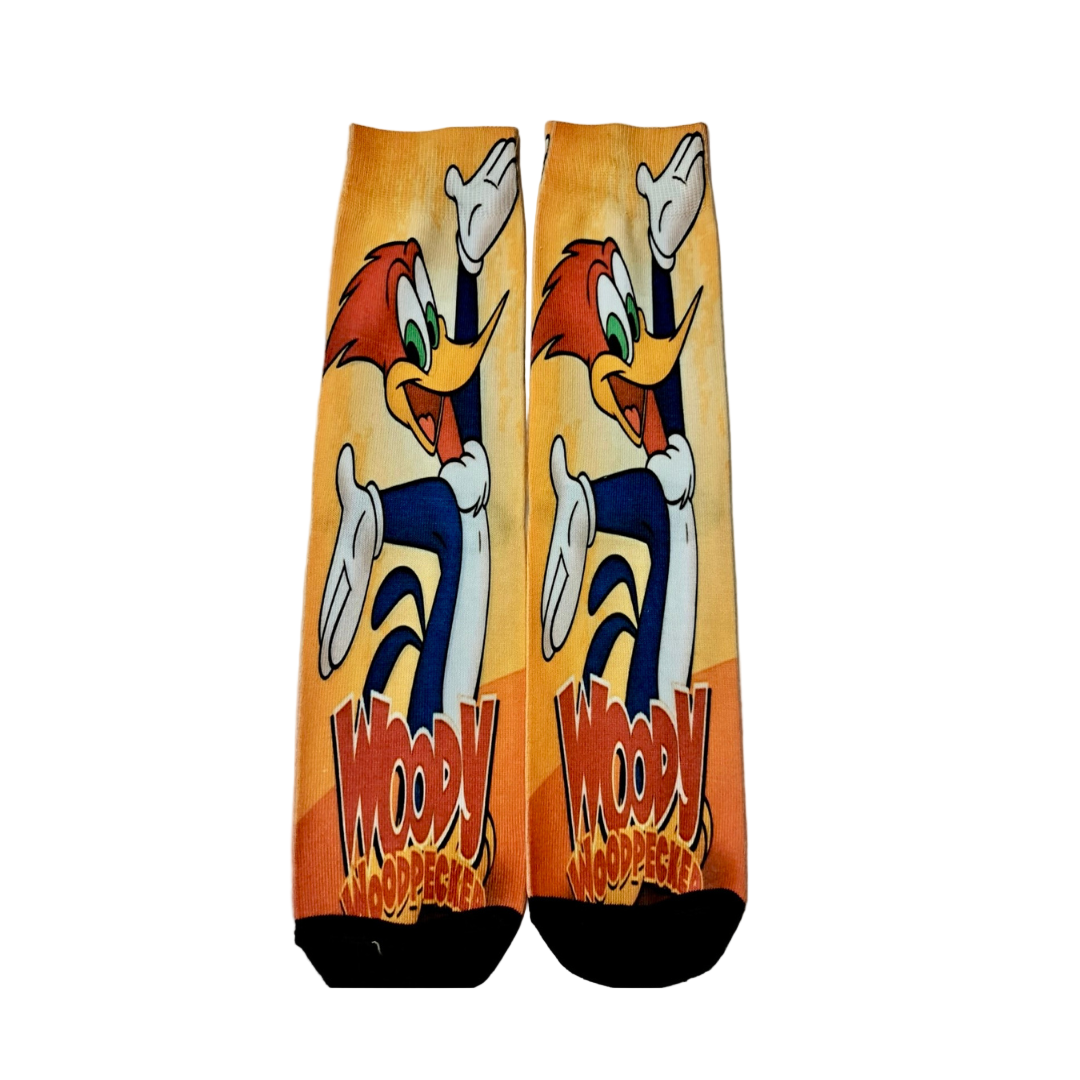 Novelty Old School Cartoon Character Socks