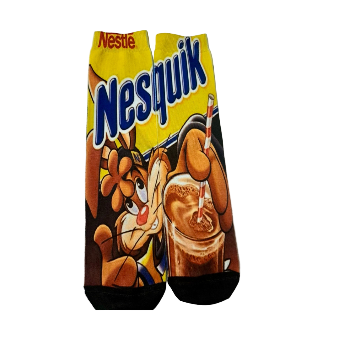 Novelty Chocolate Bunny Milk Socks