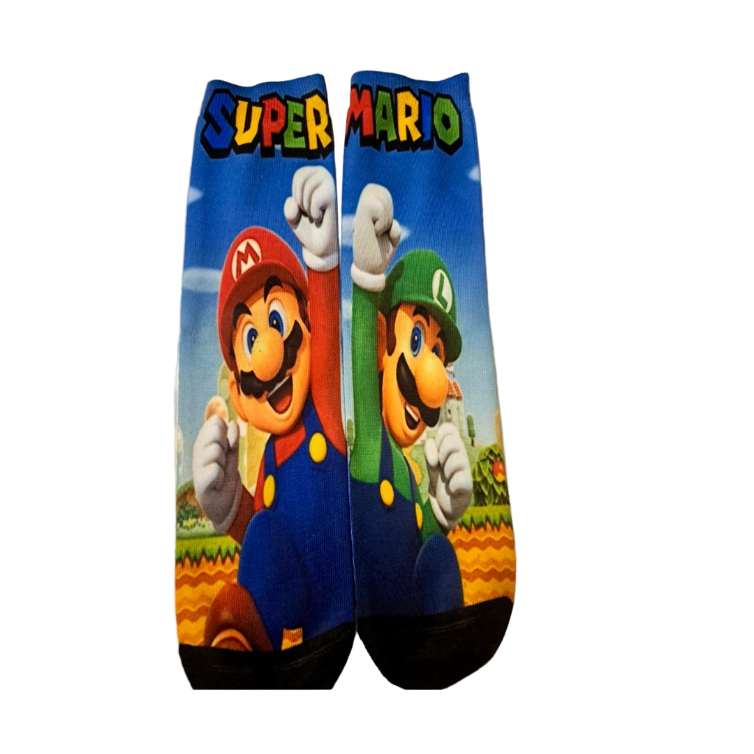 Novelty Old School Video Game Character Socks