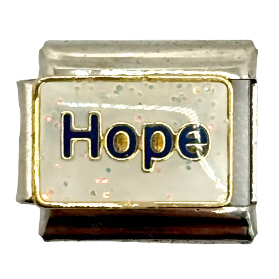 Stainless Steel Hope Charm Link