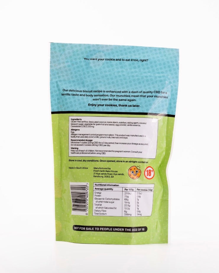 Coconut Oat THC Cookies – 20mg