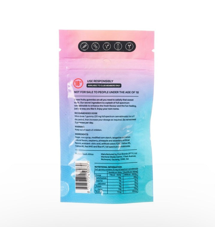 5 Yummy Gummies – 20mg
