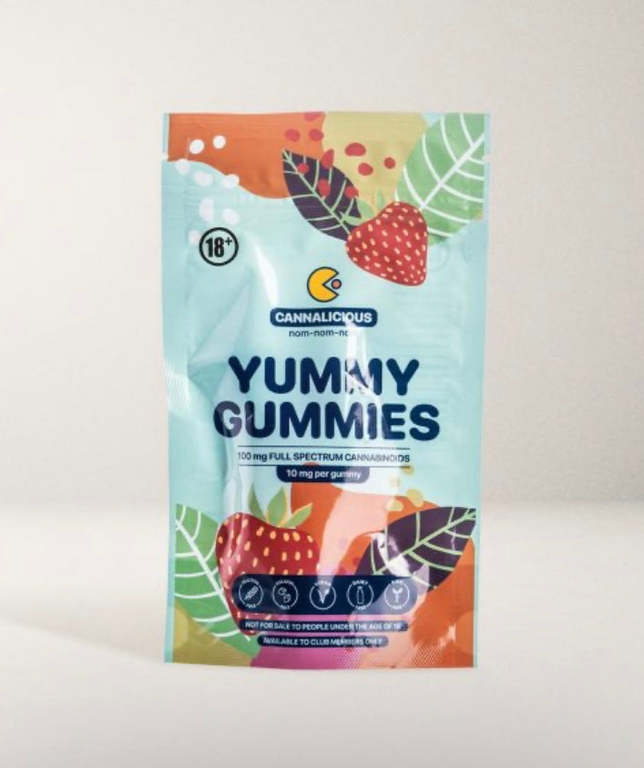 Yummy Gummies – 10mg THC – 10 servings