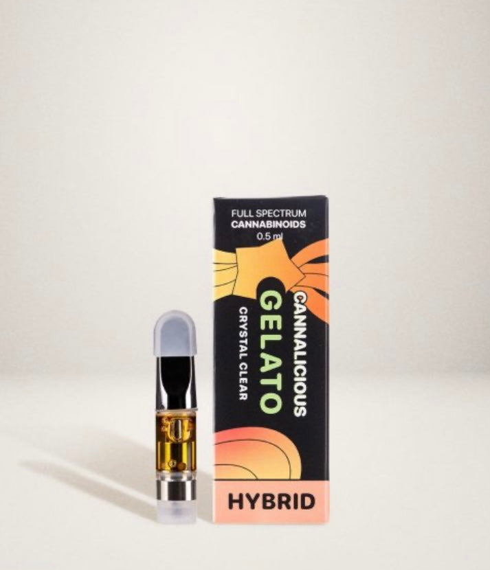Gelato Hybrid – THC Vape Cartridge – 0.5ml