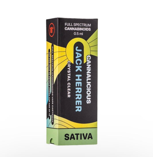 Jack Herrer Sativa β THC Vape Cartridge β 0.5ml