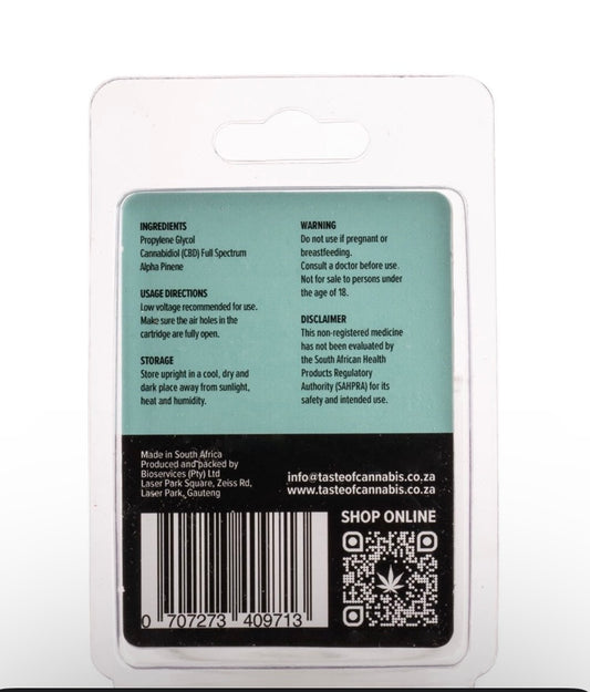 Relax β Full Spectrum 300mg CBD Vape Cartridge β 0.5ml