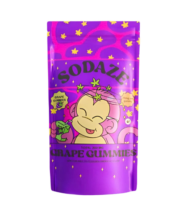 Sodaze Grape gummies 25mg