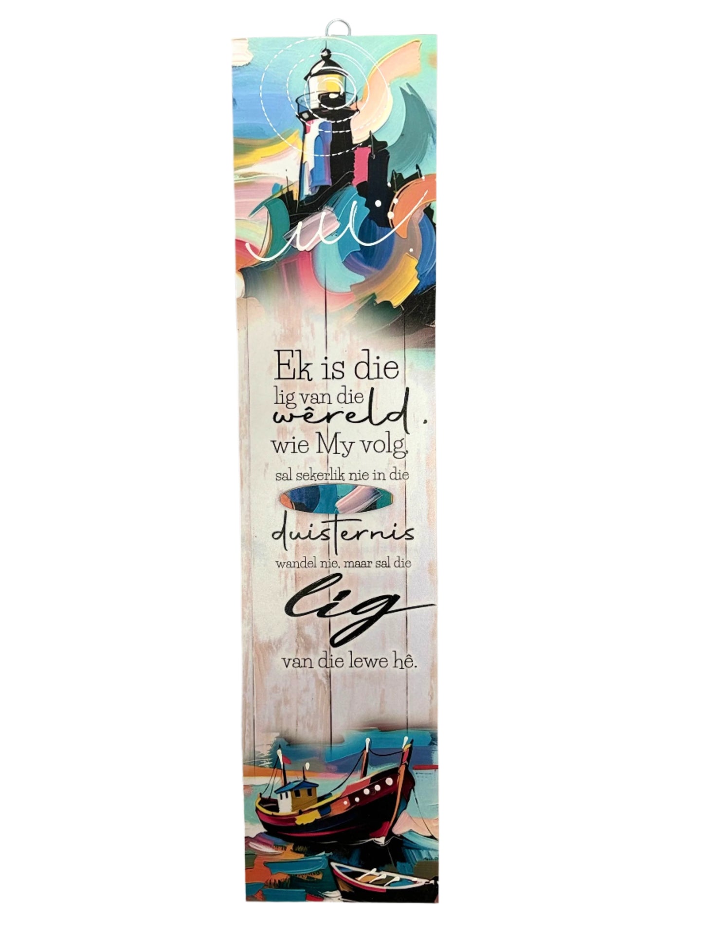 “Lig van die Wêreld” – Afrikaans Lighthouse Wall Art
