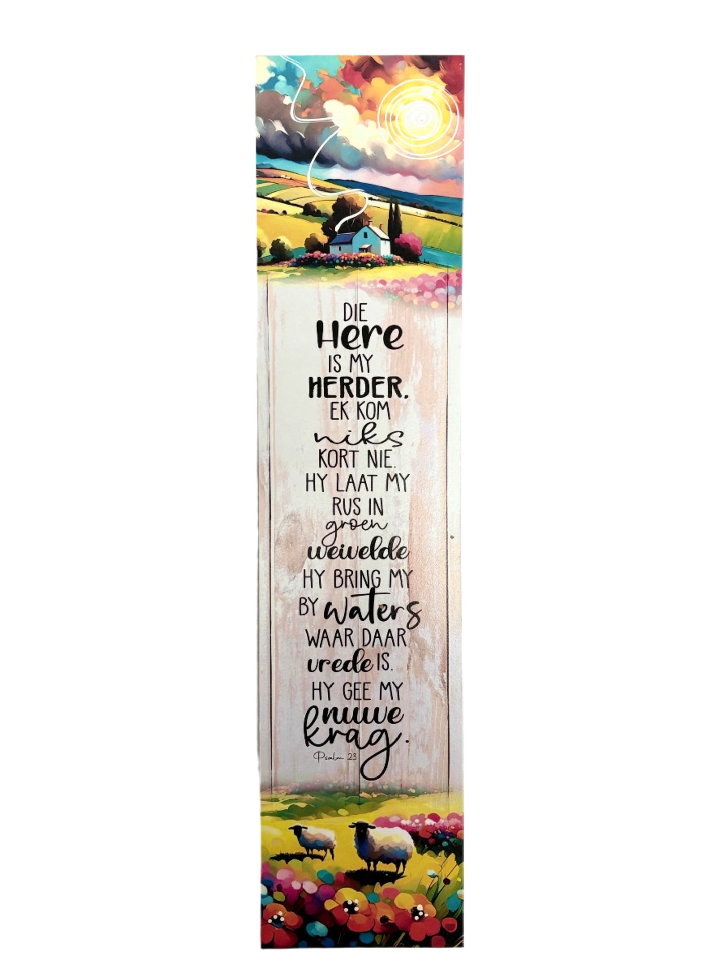 “Psalm 23” – Afrikaans Pastoral Wall Art