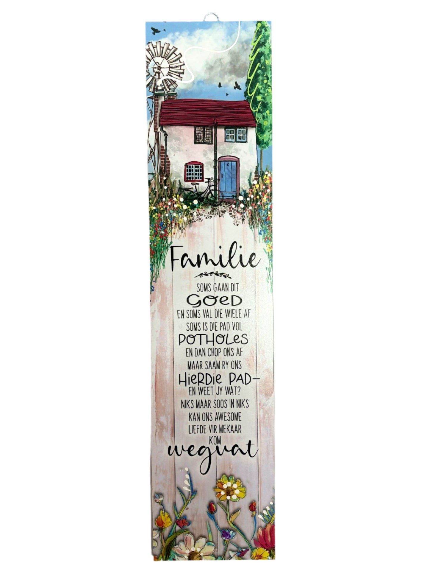 “Familie Wegvat” – Afrikaans Family Wall Art