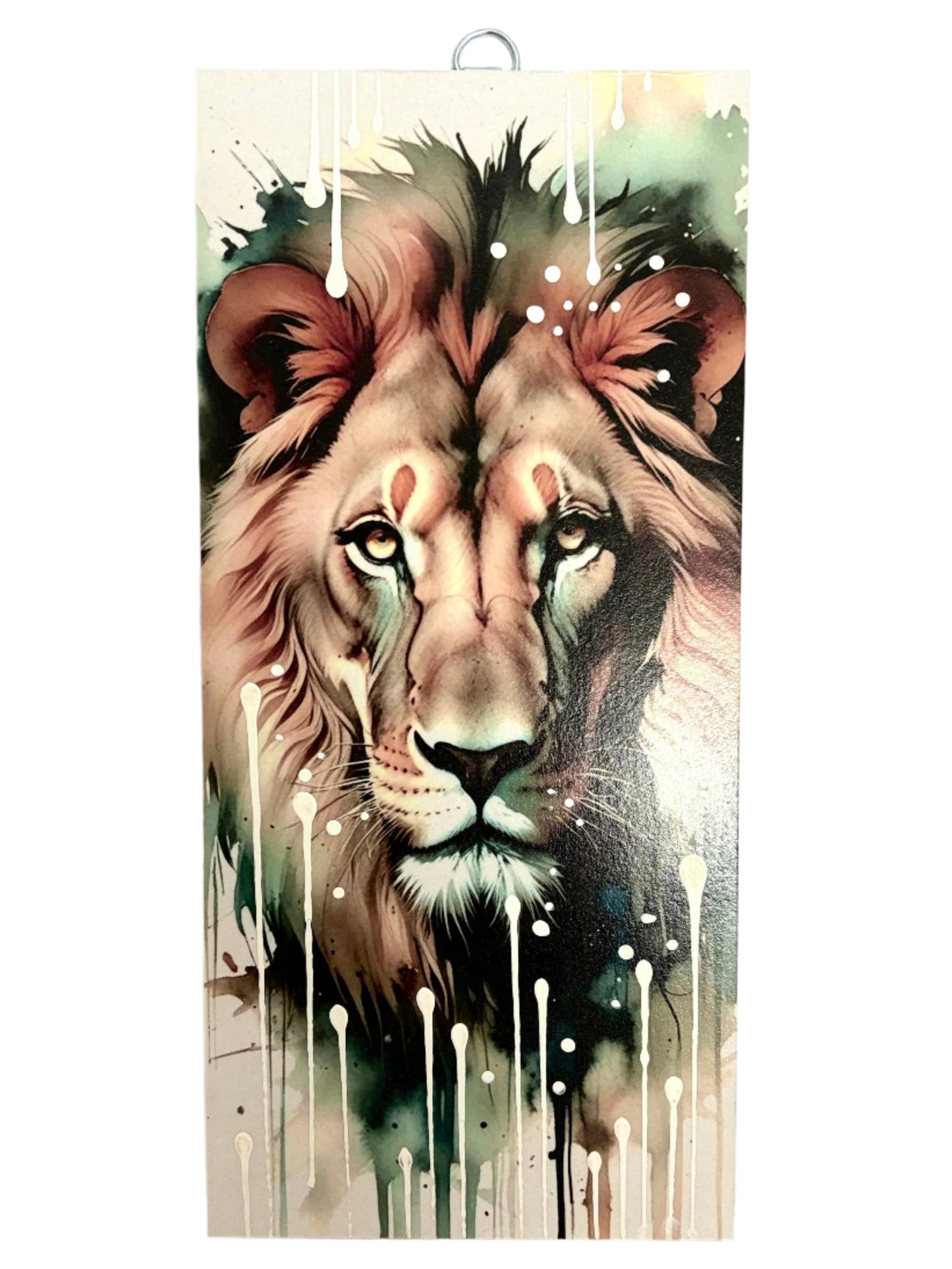 “Courage” – Abstract Lion Wall Art