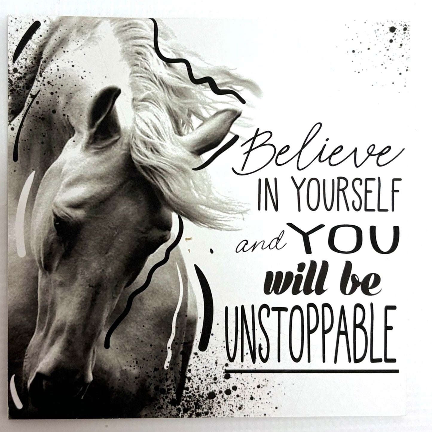 Black & White Wild Spirit Print