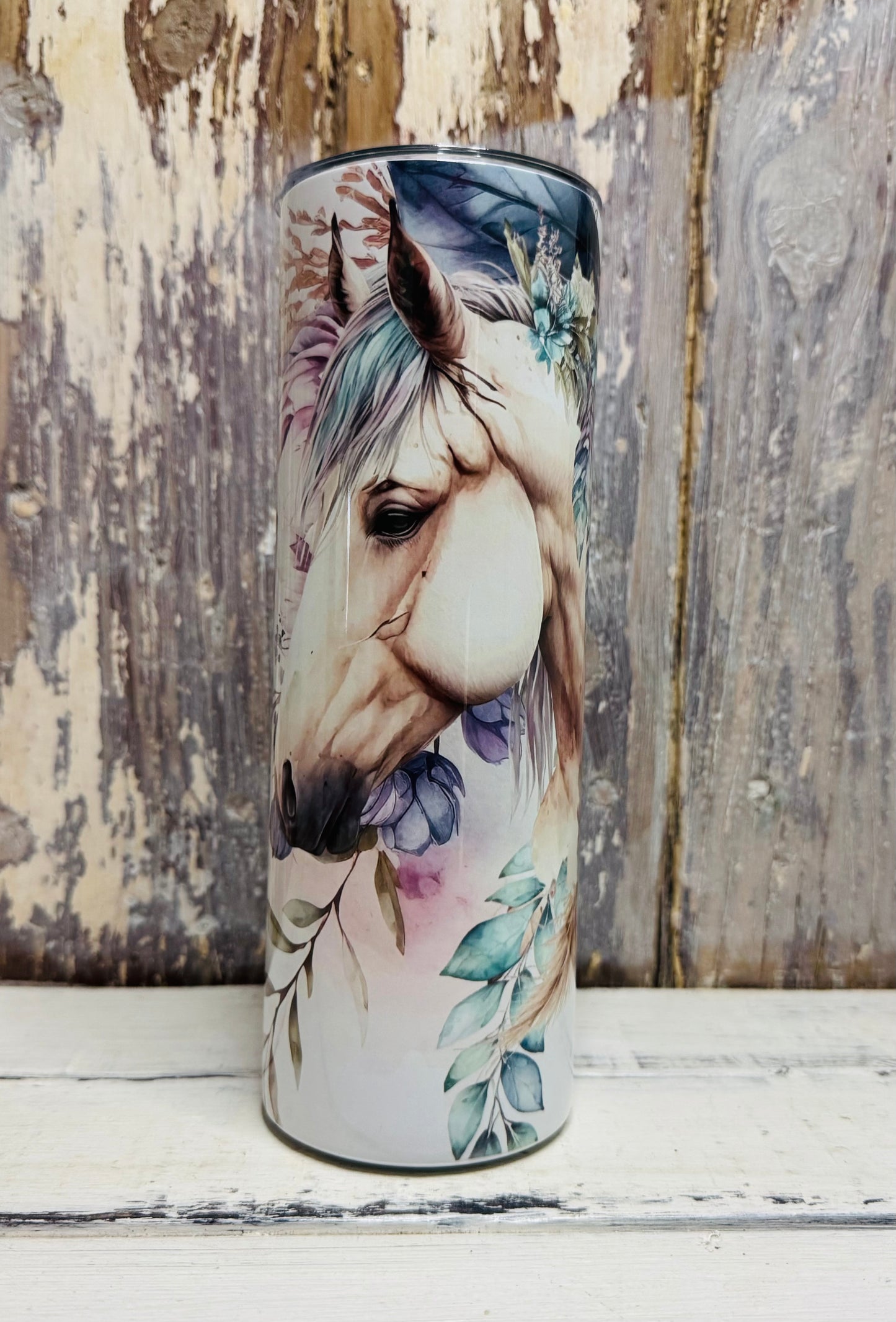 "Wild Grace" 600ml Skinny Tumbler