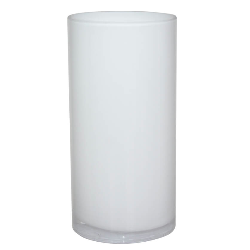Ice White Cylinder Vase