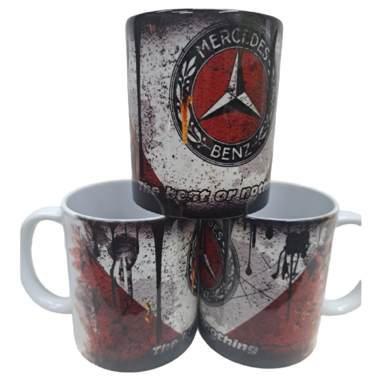 Retro Car Brand Novelty Mugs – 4 Designs