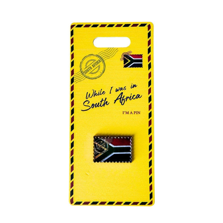 Metal Pin South African Flag