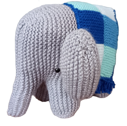Millie elephant Knitted Soft Toy