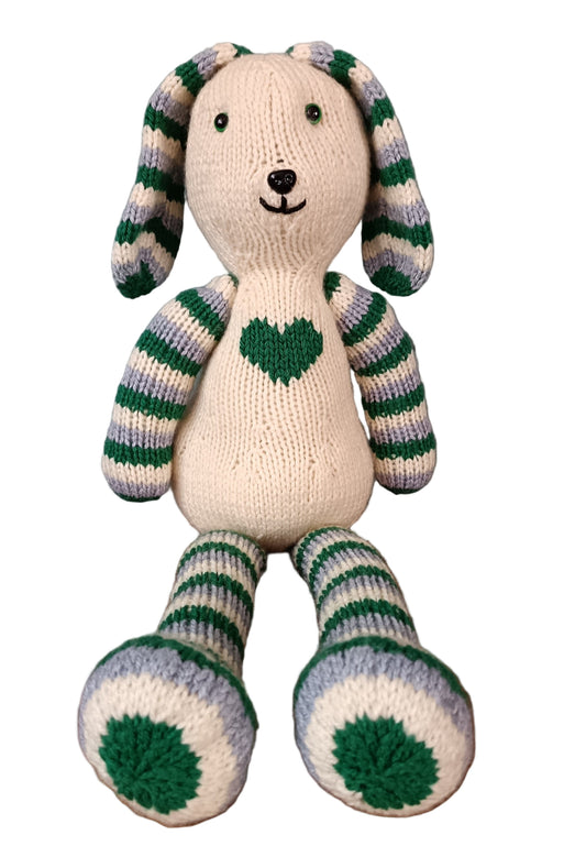 Ms. Sunshine Bunny Knitted Soft Toy
