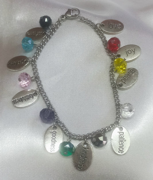 Fruit of the Spirit Bracelet with Colourful Beads