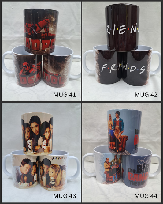 Novelty Mugs – Pop Culture Icons (4 Variants)