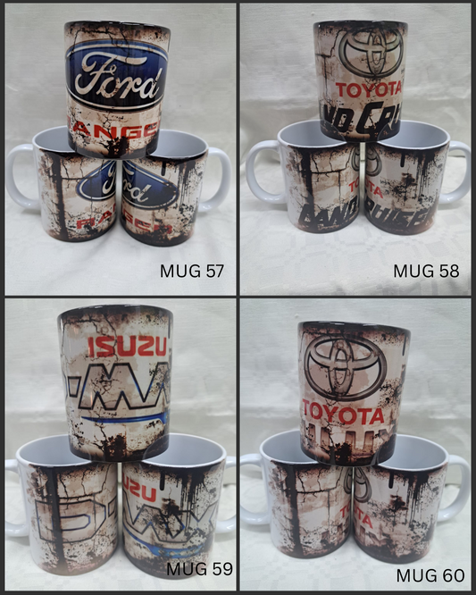 Novelty Mugs – 4x4 Legends (4 Variants)