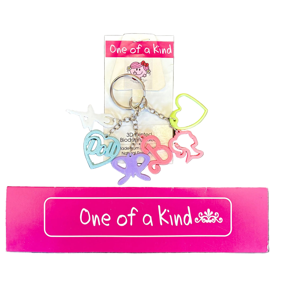 Mademoiselle’s little girls 3D Printed Bag Charms