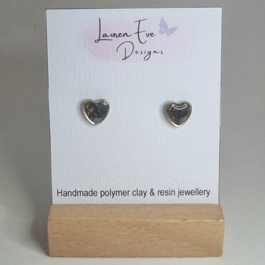 Heart studs