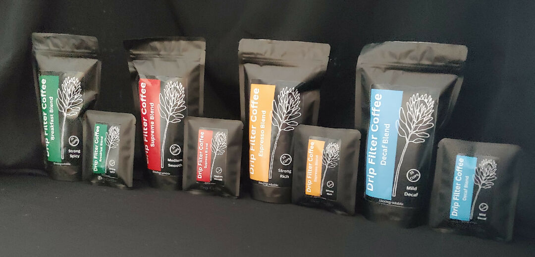 Drip filter coffee products