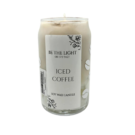 Iced coffee wax candle