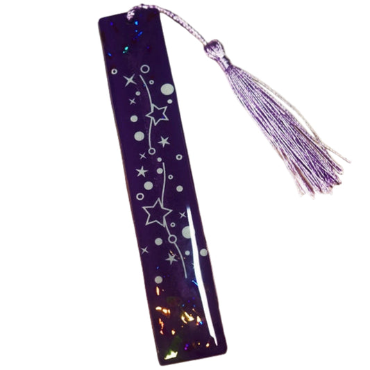 Purple star bookmark