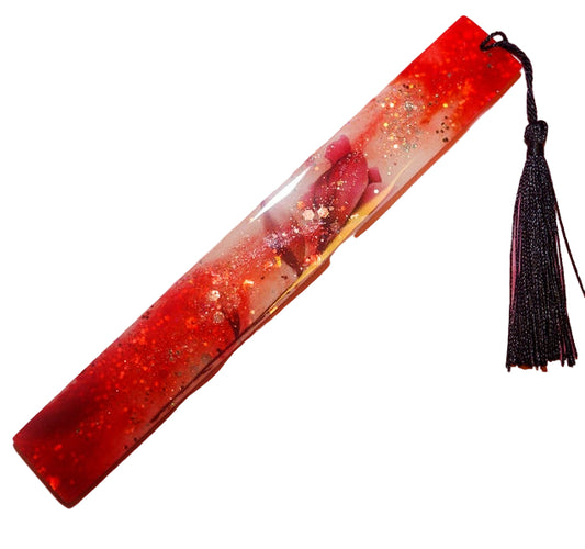 Moon and star clear bookmark