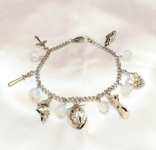 Armour of God Bracelet with Moonstone Beads