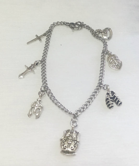Armour of God Small Charm Plain Bracelet