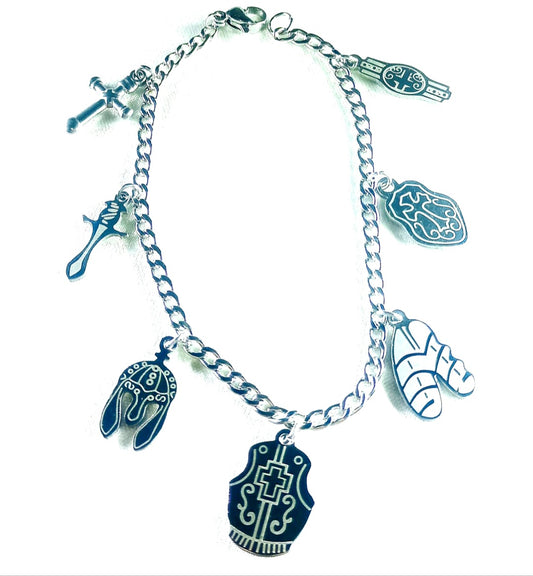 Armour of God Bracelet with Stainless Steel Charms
