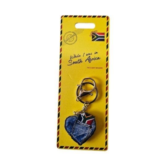 Acrylic Keyholder Denim Pocket