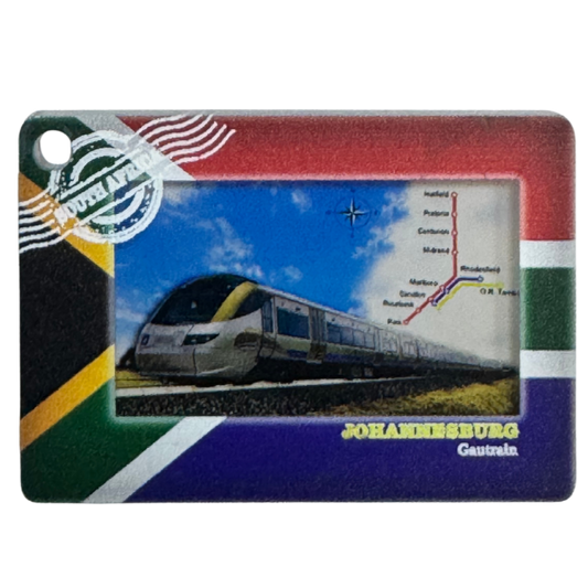 Acrylic Keyholder Johannesburg Gautrain