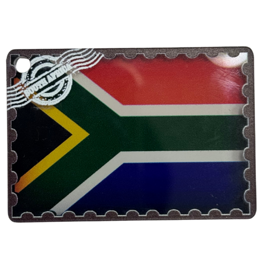 Acrylic Keyholder South African Flag
