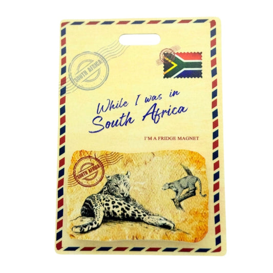 Acrylic Magnet African Leopard