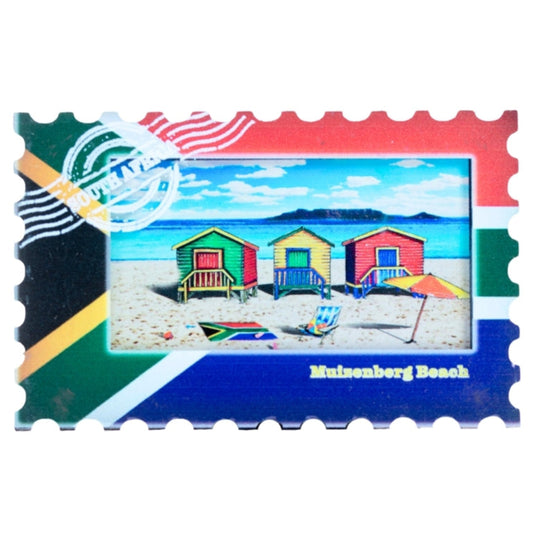 Acrylic Magnet Cape Town Muizenberg Beach
