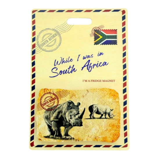 Acrylic Magnet African Rhino