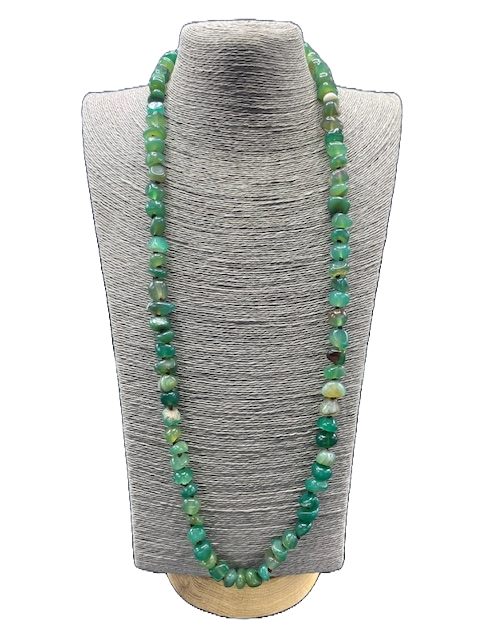 Handmade Green Agate necklace