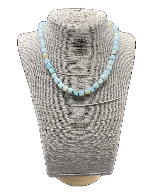 Handmade Aquamarine necklace