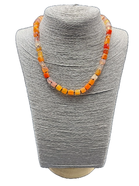 Handmade Carnelian necklace