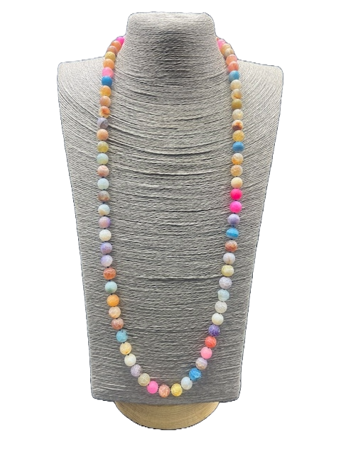 Handmade Rainbow Agate necklace